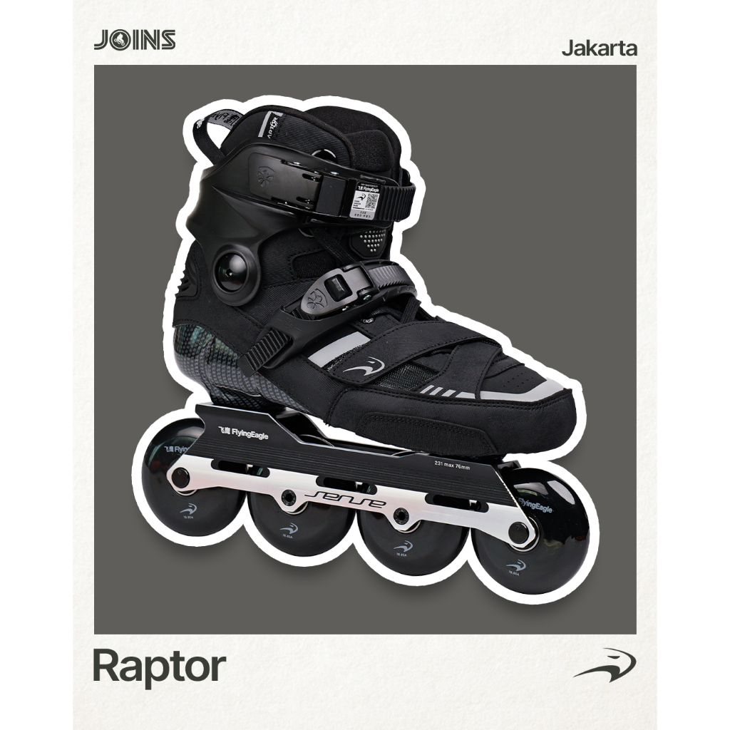 Sepatu Roda Inline Skate Carbon Flying Eagle Raptor