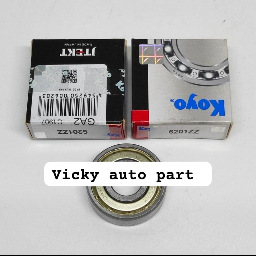 LAHER BEARING 6201 ZZ KOYO 6201ZZ KOYO JAPAN