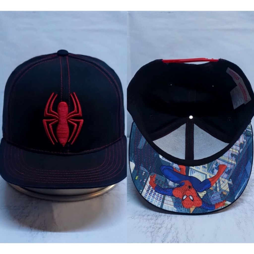 Topi SPIDERMAN Snap Big Logo Official Marvel Authentic Ori 2nd