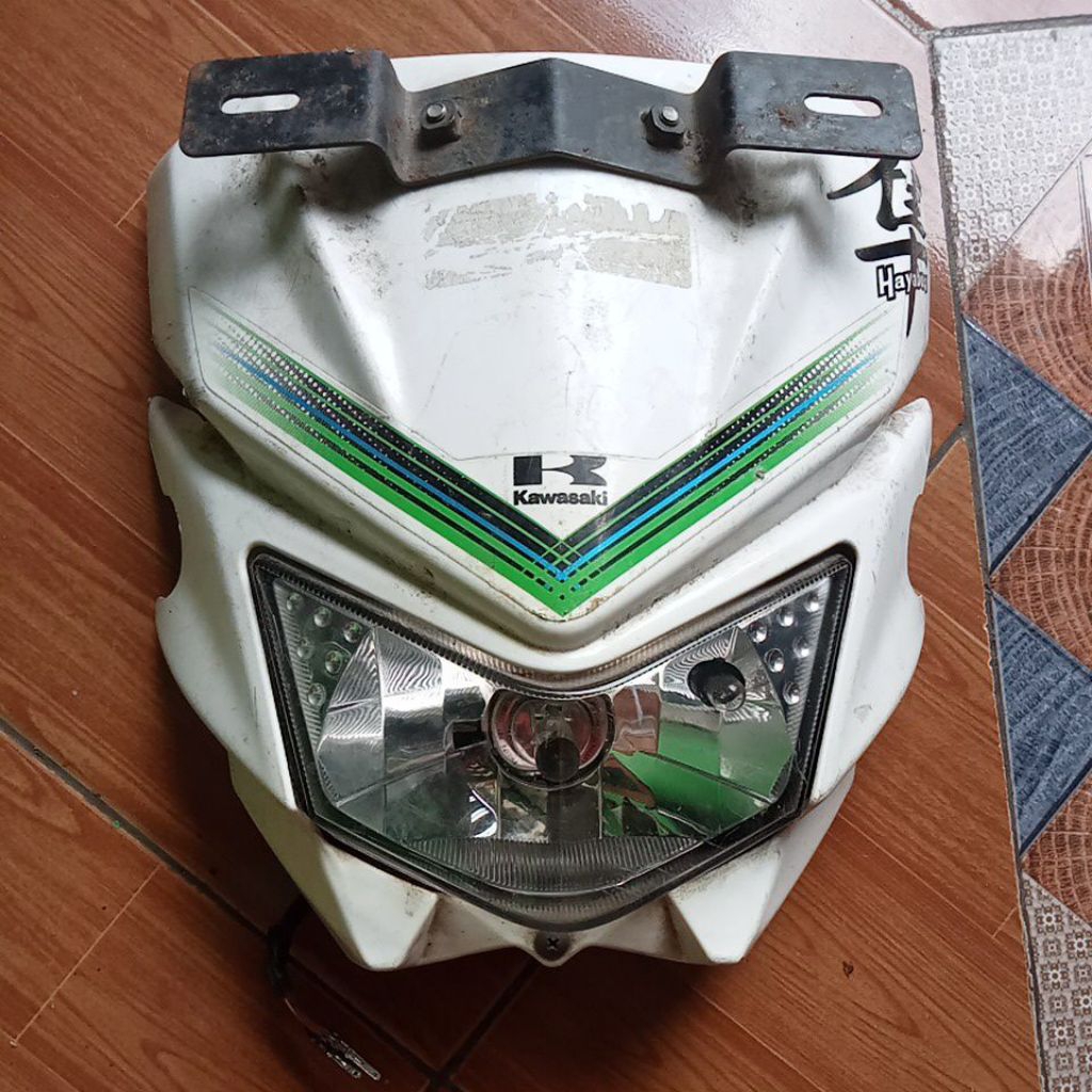 Batok totok lampu depan Kawasaki KLX old original