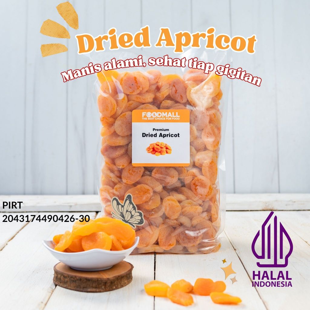 Aprikot Kering 1 kg/ Dried Apricot 1000 gram