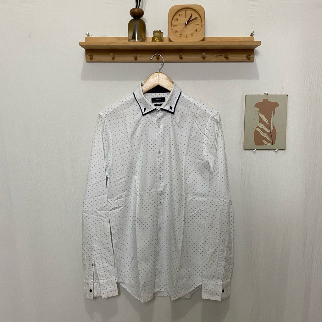 kemeja panjang pria ZARA MAN original size M kondisi bagus