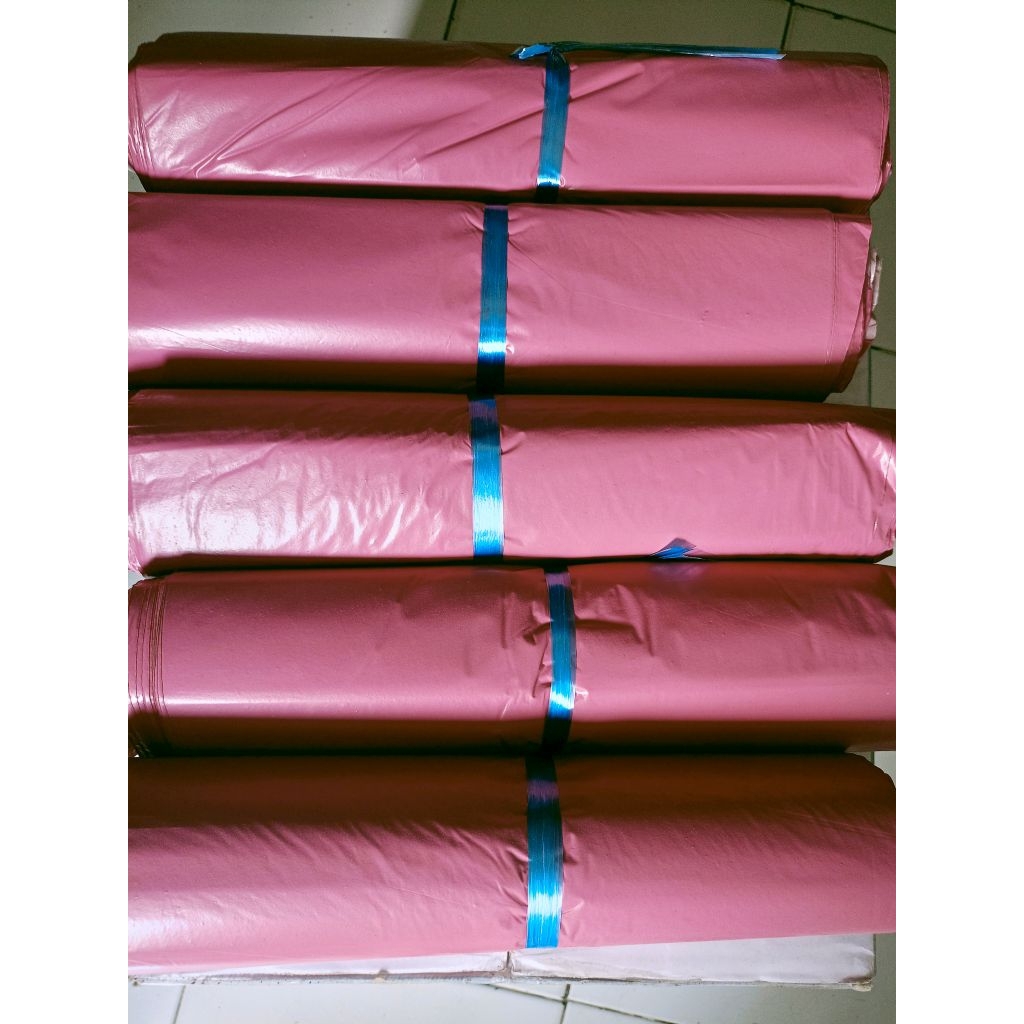 polymailer 30x40 pink  plastik polimer packing