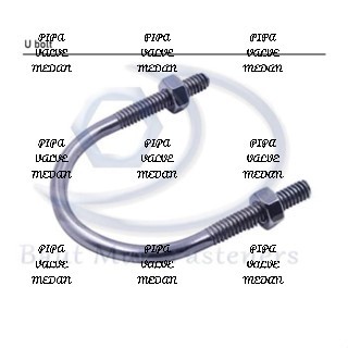 2" U bolt pipa / 2" inch clam pipa - U bold galvanis DN 50 DN50