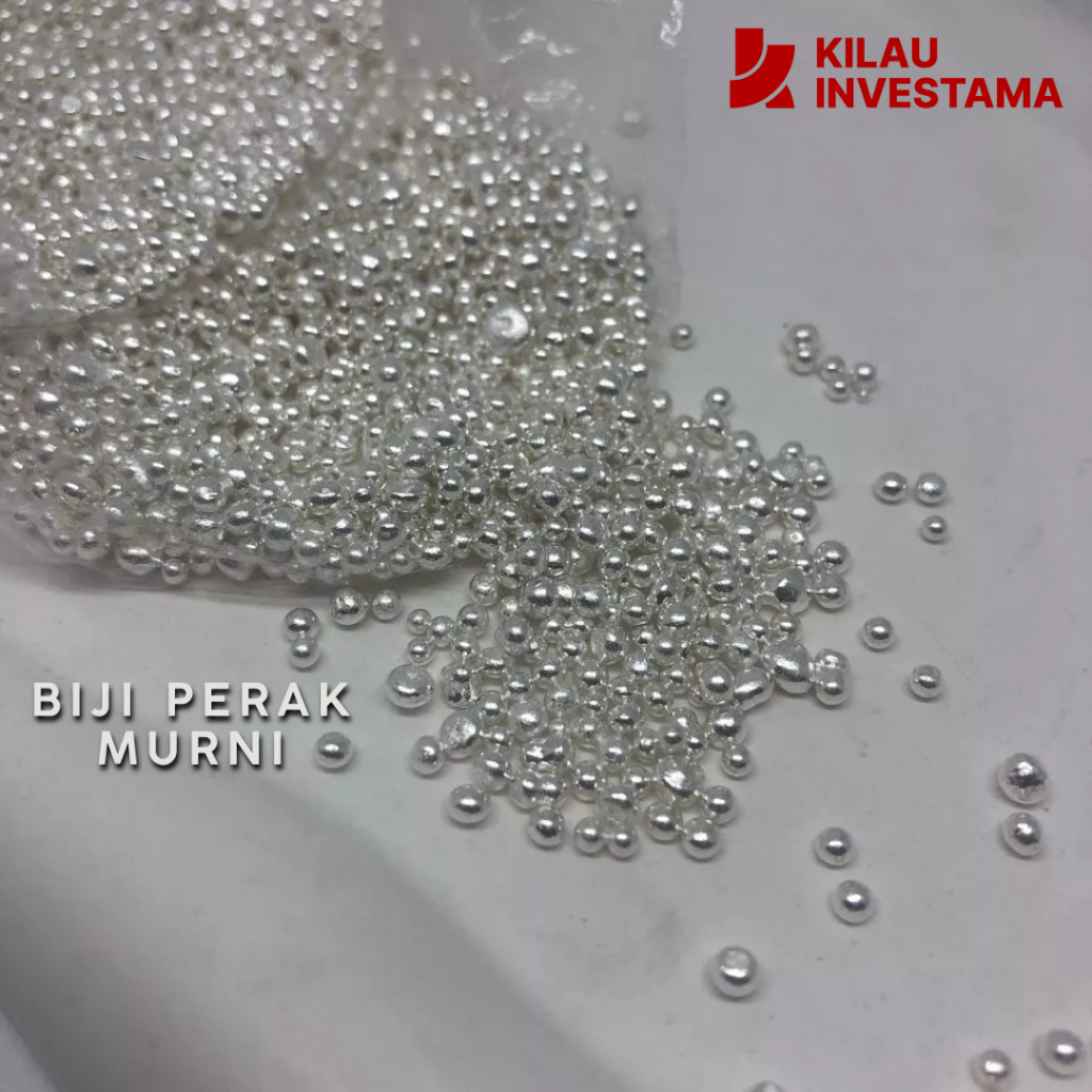 [1 gram] Silver Granule Murni Biji Perak Kadar 999.9