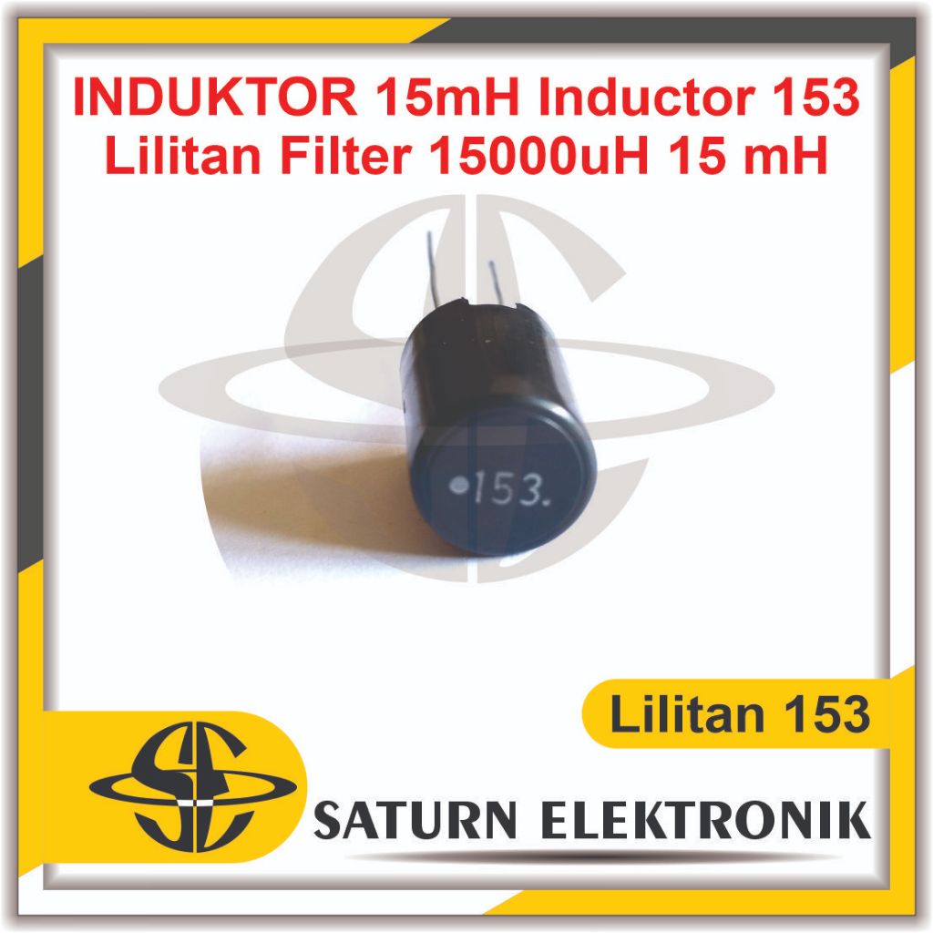 Induktor 15mh induktor radial 15.mh 153 lilitan Induktor 15mH
