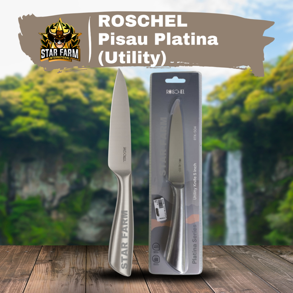 ROSCHEL Utility Knife Pisau Dapur - STARFARM
