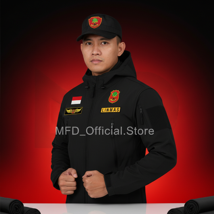 MFD Jaket Linmas Lapangan Jaket Tactical LINMAS warna Abu