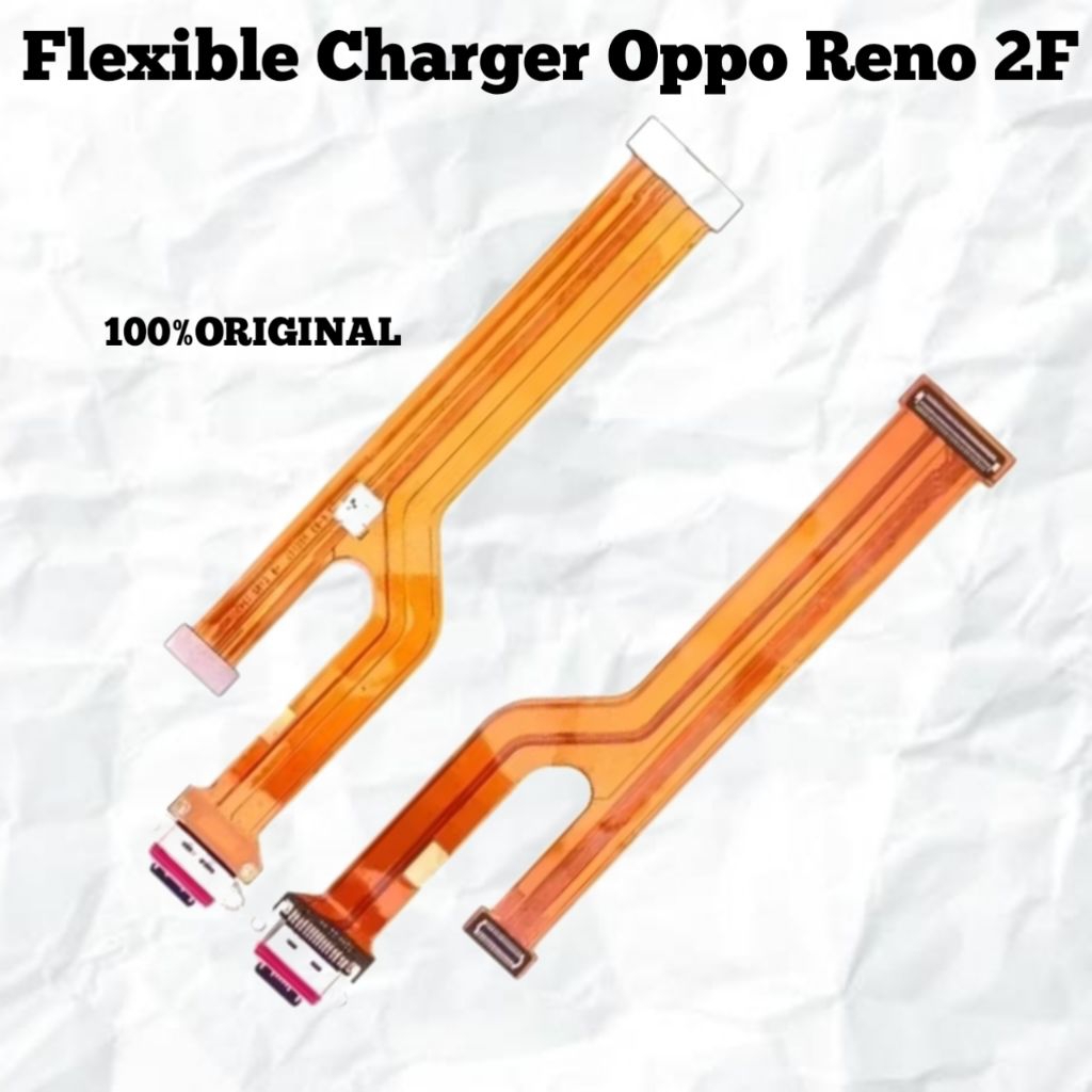 Konektor Flexible Charger Oppo Reno 2F Original – Flex Kabel Port Cas Sparepart HP Pengganti