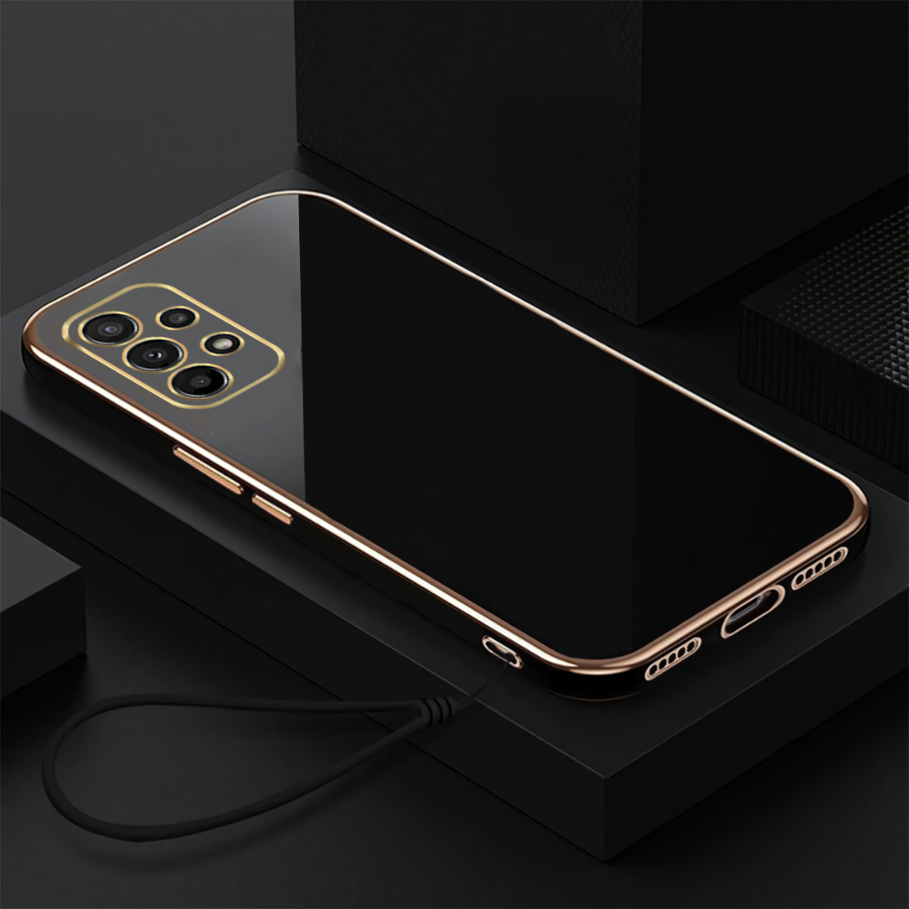 Softcase Samsung A32 4G Case Luxury Plating Premium Casing