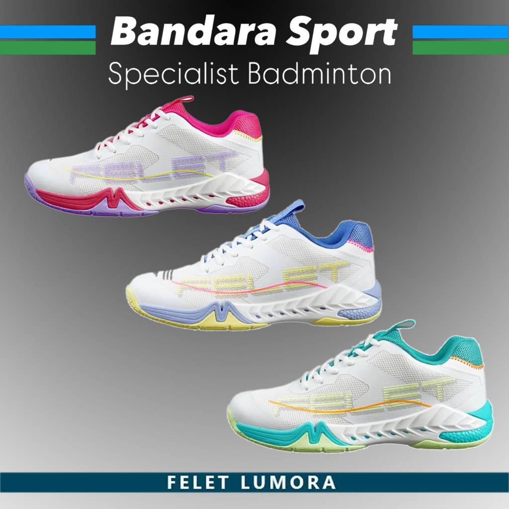FELET LUMORA Badminton Shoes - Sepatu Badminton Bulutangkis Original Felet