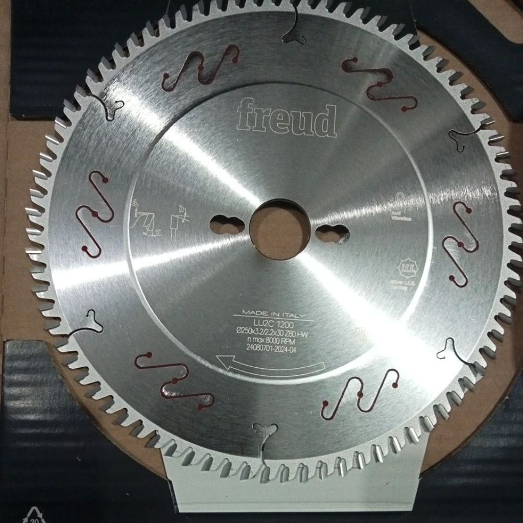 Circular Saw Freud 10 inch mata 80 (250x3.2/2.2x30 z= 80 LU2C 1200)