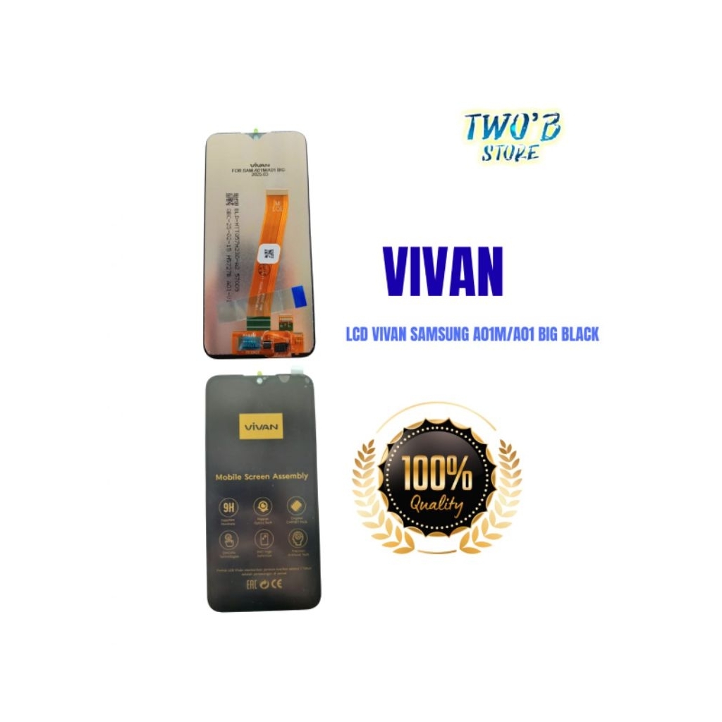 LCD VIVAN SAMSUNG A01M/A01 BIG BLACK