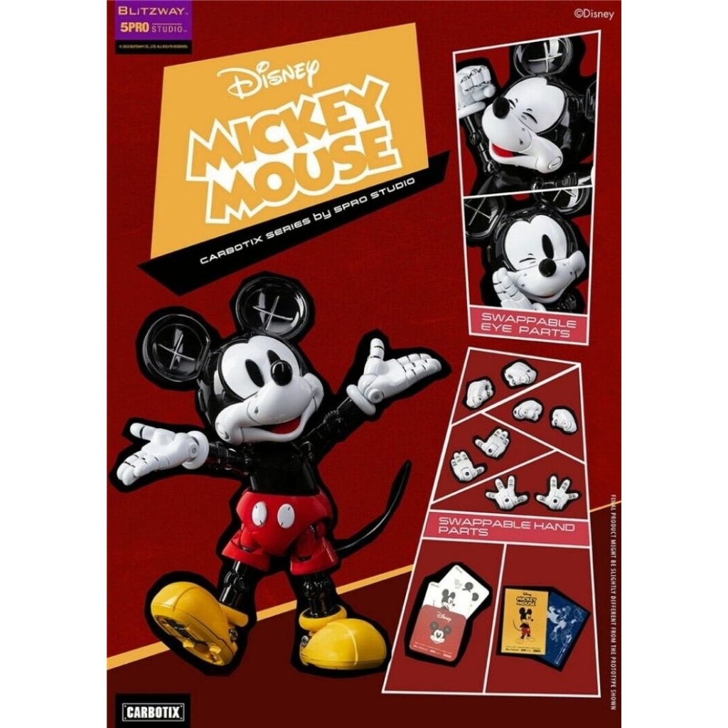 blitzway carbotix mickey mouse diecast (misb)