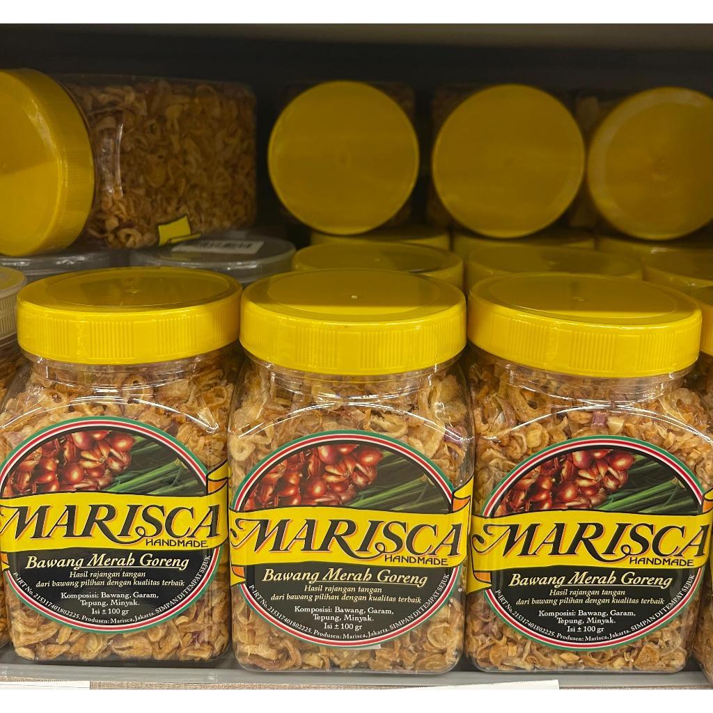 Bawang Merah Goreng Marisca Hanmade Toples 100 gram