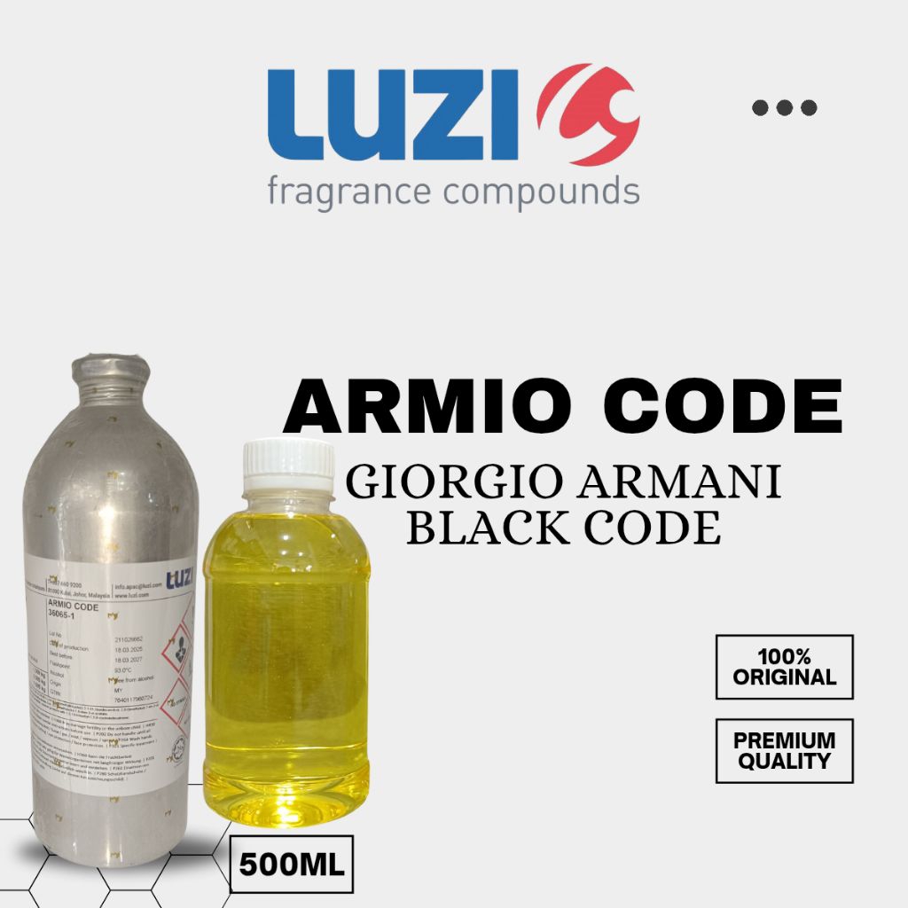 Bibit parfim Gi0rgio Armani Black Code 500ml REPACK LUZI ARMIO CODE