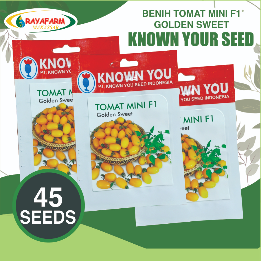 Benih Tomat Mini Cherry F1 GOLDEN SWEET