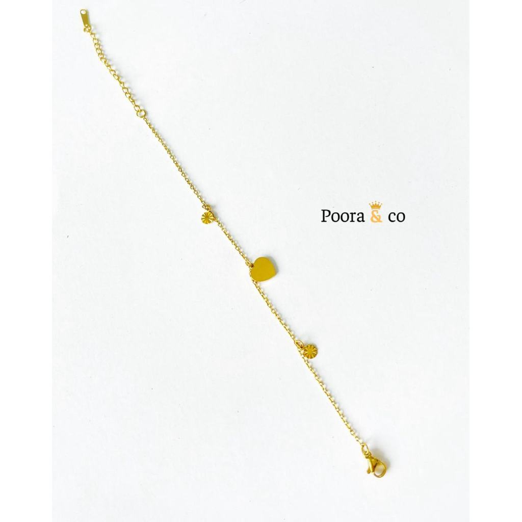 Gelang Love Minimalis Titanium Asli | Gelang Murah | Gelang Titanium