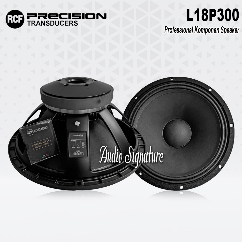 Komponen Speaker 18 Inch RCF L18P300 | L 18P300 Original Made In ITALY