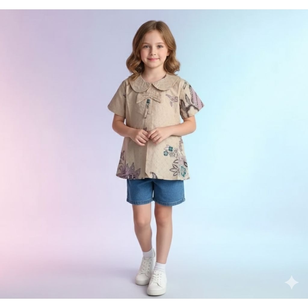 atasan batik anak cewek atasan batik anak perempuan atassn batik cewek atasan batik perempuan atasan