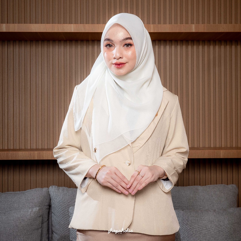 Shopaholicstore - PARIS JEPANG PREMIUM - jilbab polos - jilbab paris - hijab paris