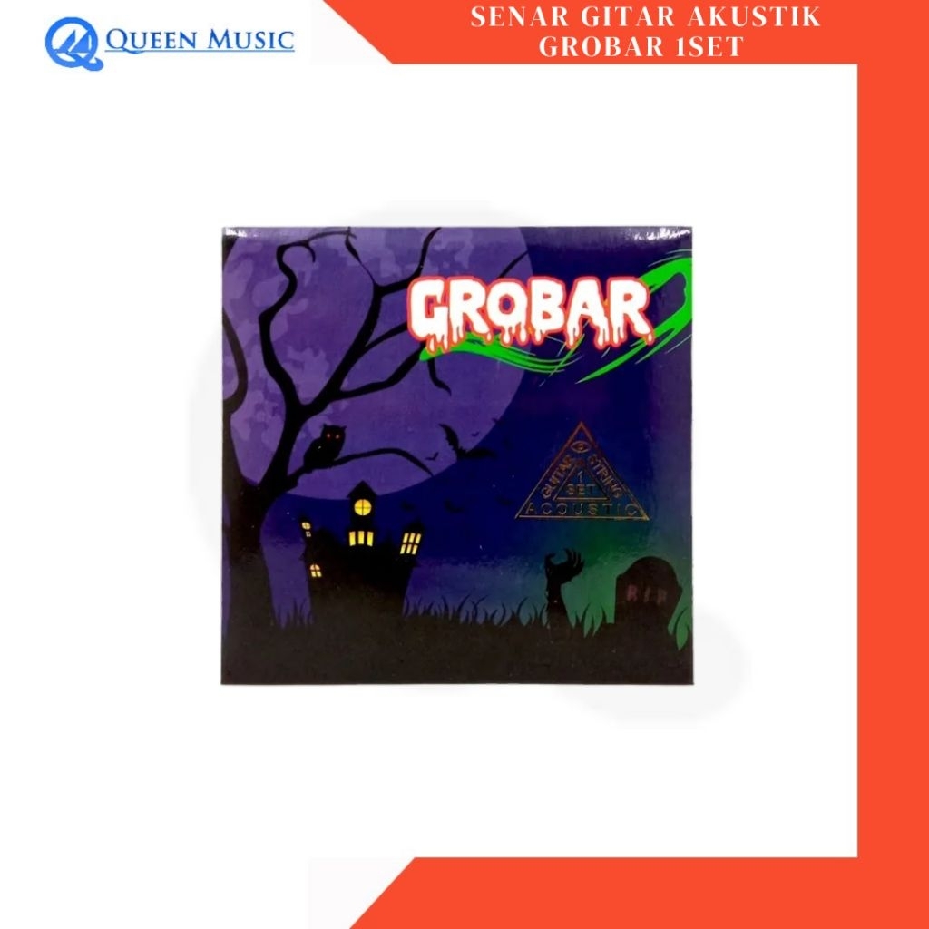 SENAR GITAR AKUSTIK 1SET - Senar Gitar Akustik GROBAR 1SET