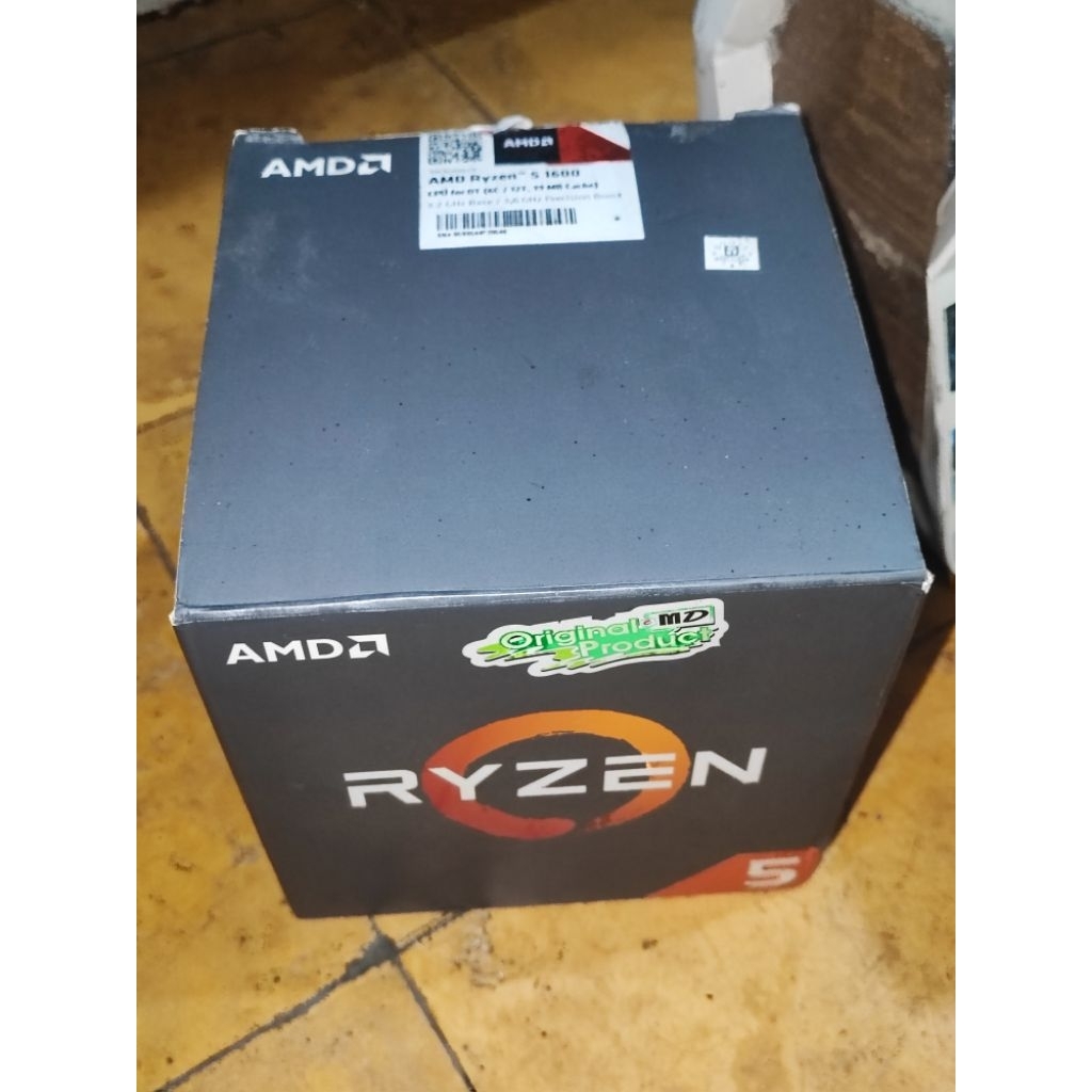 AMD RYZEN 5 1600 NORMAL FULLSET + BOX