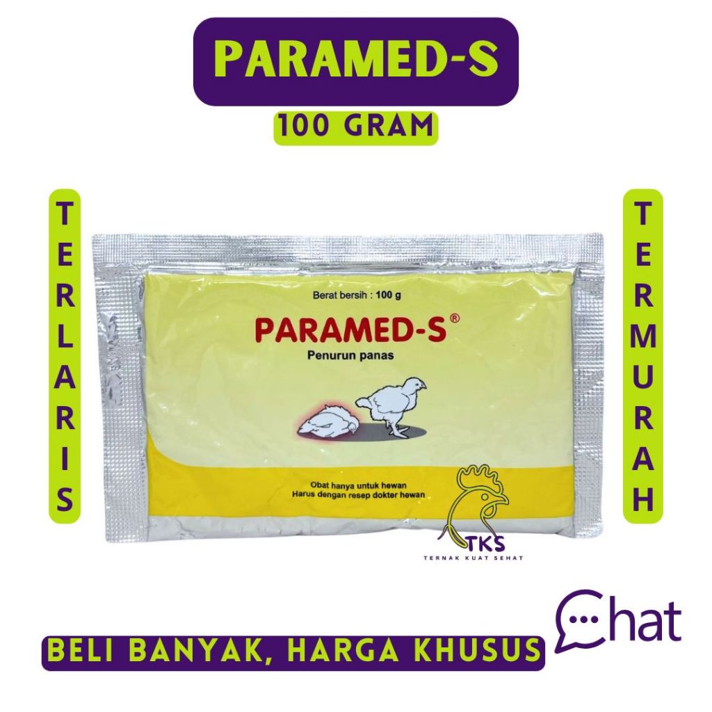 Paramed-S 100 gram Medion Obat penurun panas Ayam