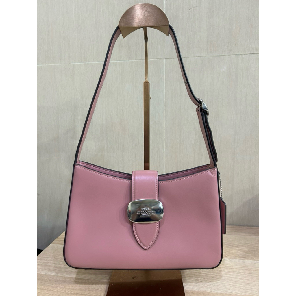 COACH ELIZA SHOULDER BAG TRUE PINK