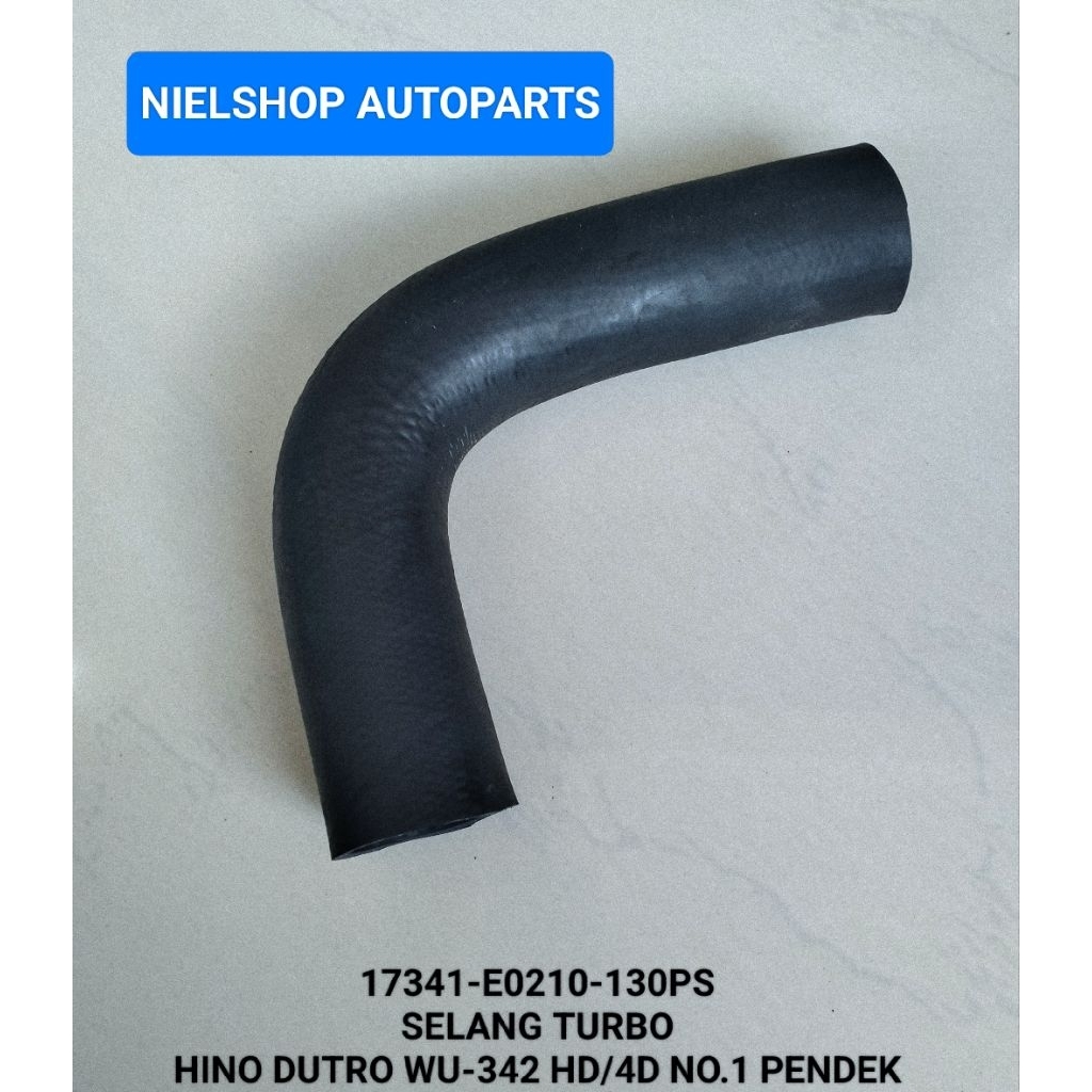 SELANG TURBO AIR HOSE UNTUK MOBIL HINO DUTRO WU-342 HD/4D NO.1 PENDEK (ID.45MM OD.56MM)(PANJANG 26CM