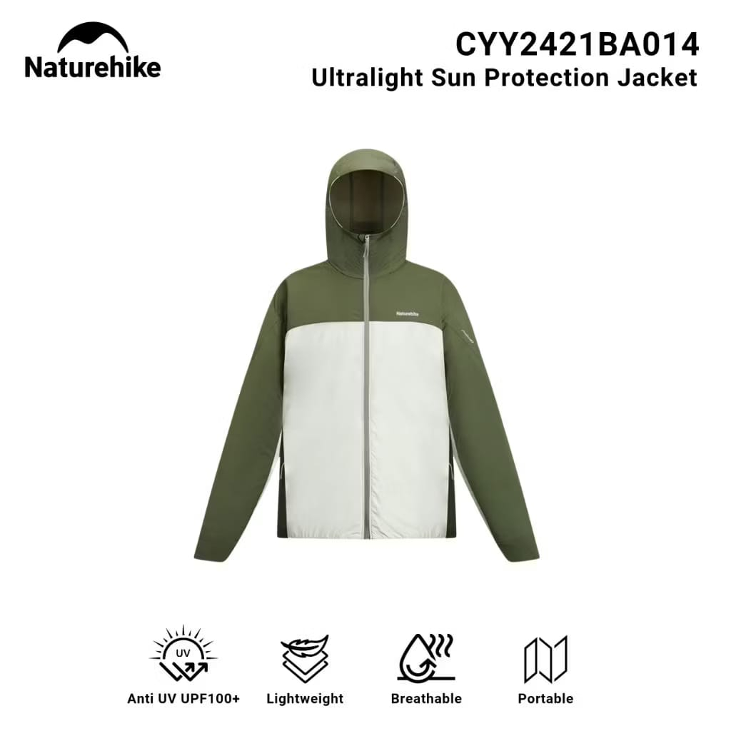 Jaket Outdoor Sun Protection Naturehike CYY2421BA014 Upf100+ Men’s & Women’s Sun Protection Jacket 1