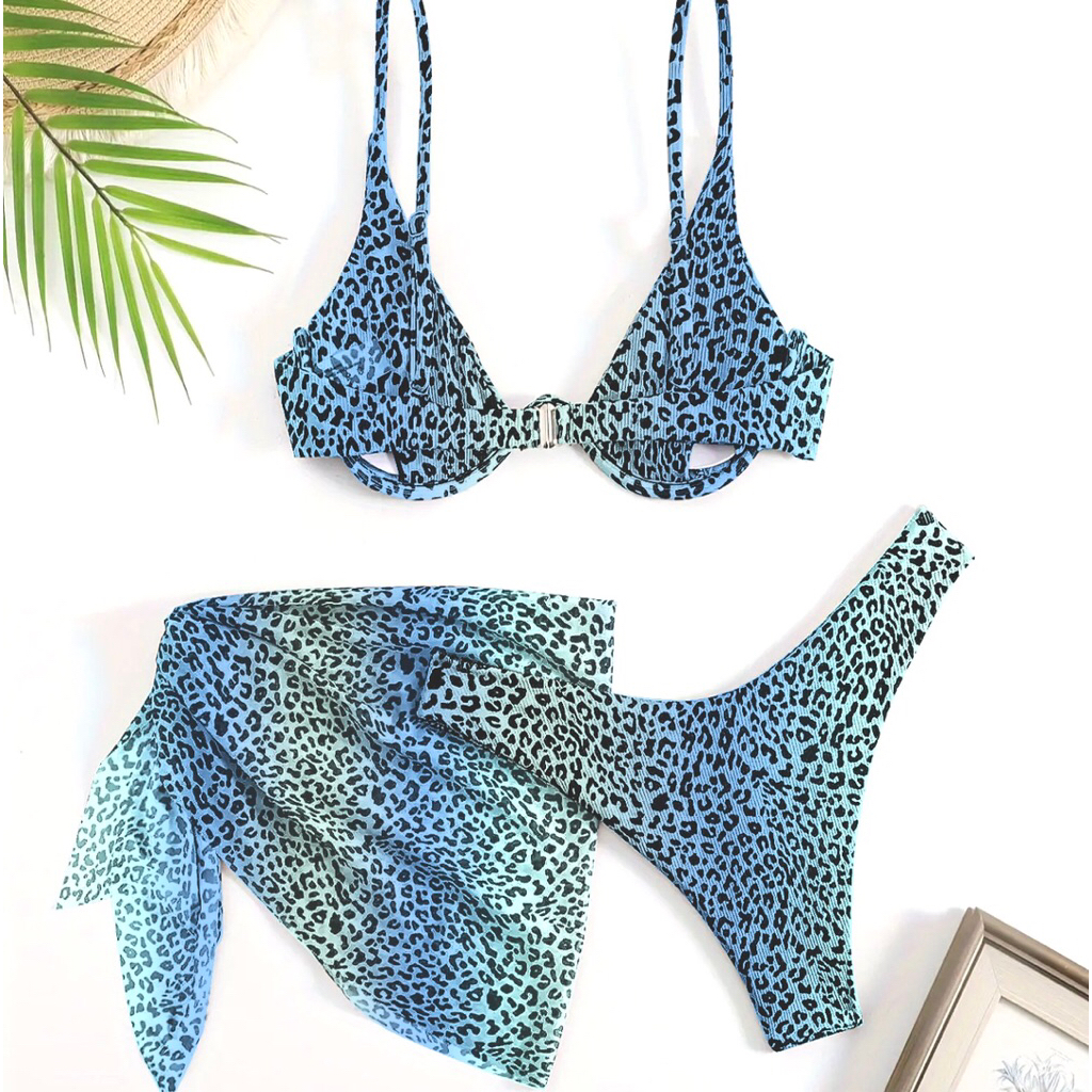 Bikini Outer Set Wanita /bikini motif Macan Tutul /Bikini Outer Set jumbo Wanita B0181 Big size biki