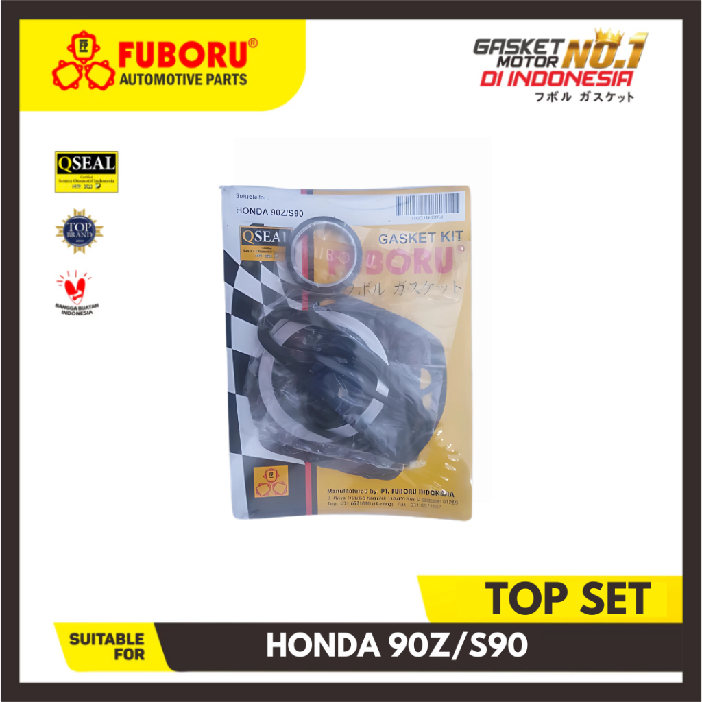 PAKING TOP SET + SEAL KLEP HONDA 90Z / S 90 GASKET KIT PERPAK ANTI BOCOR FUBORU