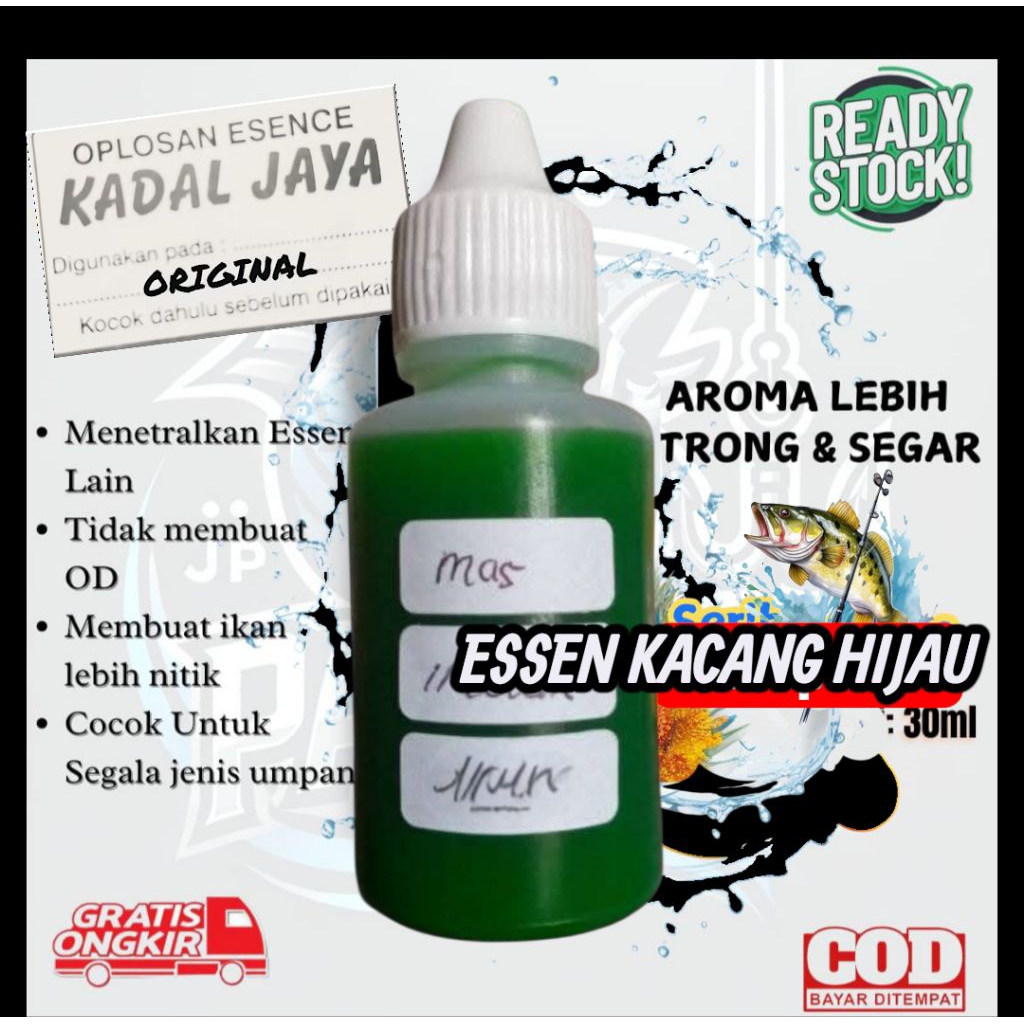 ESSEN KACANG IJO 3 ML//(KADAL JAYA OFFICIAL)ESSEN HARIAN//ESSEN GALATAMA//ESSEN GALAPUNG//ESSEN GACO