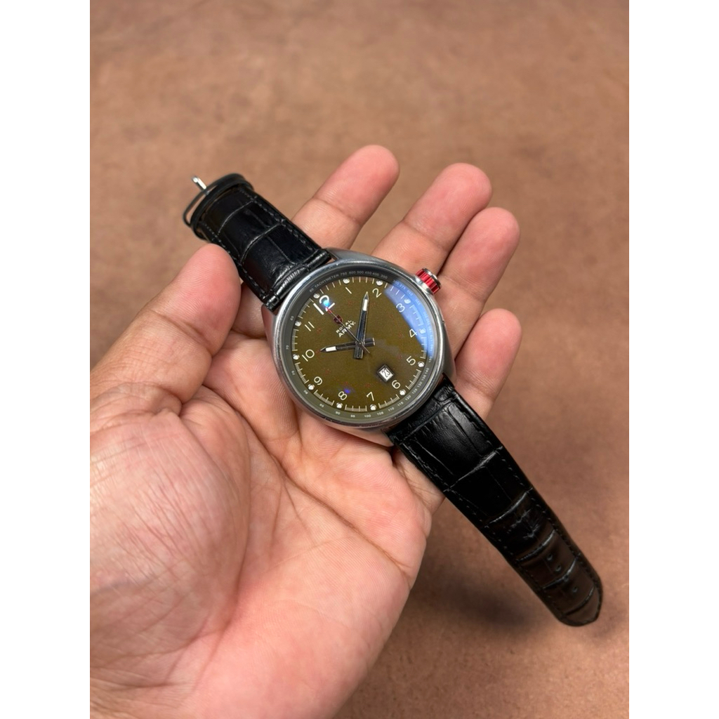JAM TANGAN PRIA ROYAL ARMY QUARTZ RA09515 ORIGINAL RONDA MOVT