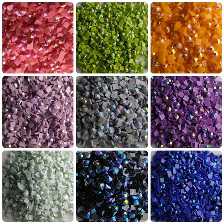 Diamond Painting SQUARE AB ( Aurora Borealis )diamond set / satuan , AB Diamond , Diamond Beads