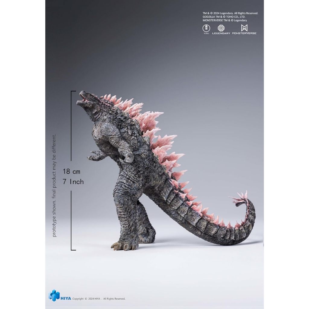 TERBARU HIYA TOYS GODZILLA X KONG: THE NEW EMPIRE GODZILLA EVOLVED EXQUISITE STYLIST SERIES PREVIEWS