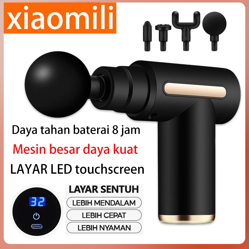 COD & Pengiriman Cepat! Pistol Otot / Alat Fascial - 6 Tingkat Getaran, Relaksasi Otot dalam 10 Deti