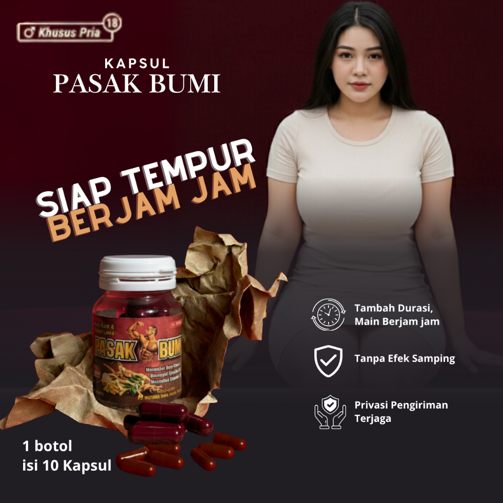 Ekstrak PASAK BUMII isi 10 Kapsul Asli Berkhasiat