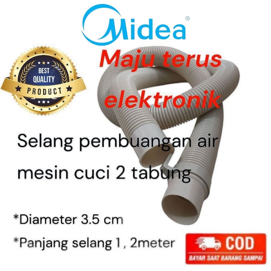Selang pembuangan mesin cuci Midea original/selang mesin cuci Midea 2 tabung