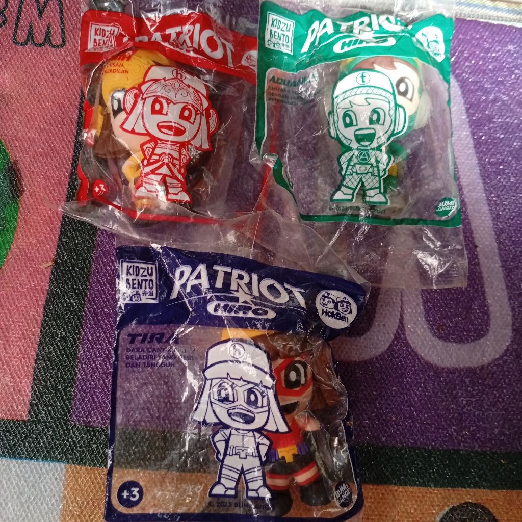 hokben toys patriot bumi langit set new