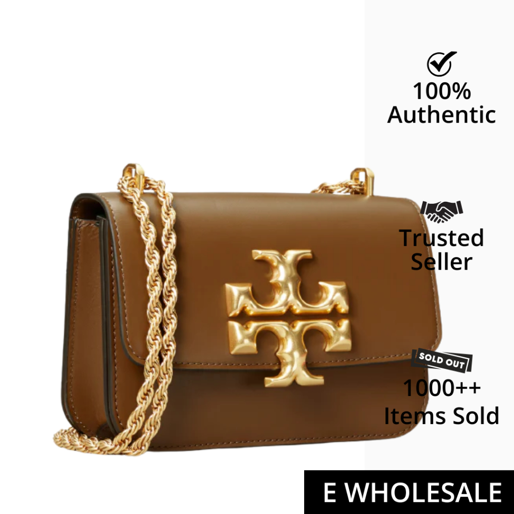 Tory Burch Eleanor Small Convertible Shoulder Bag Moose