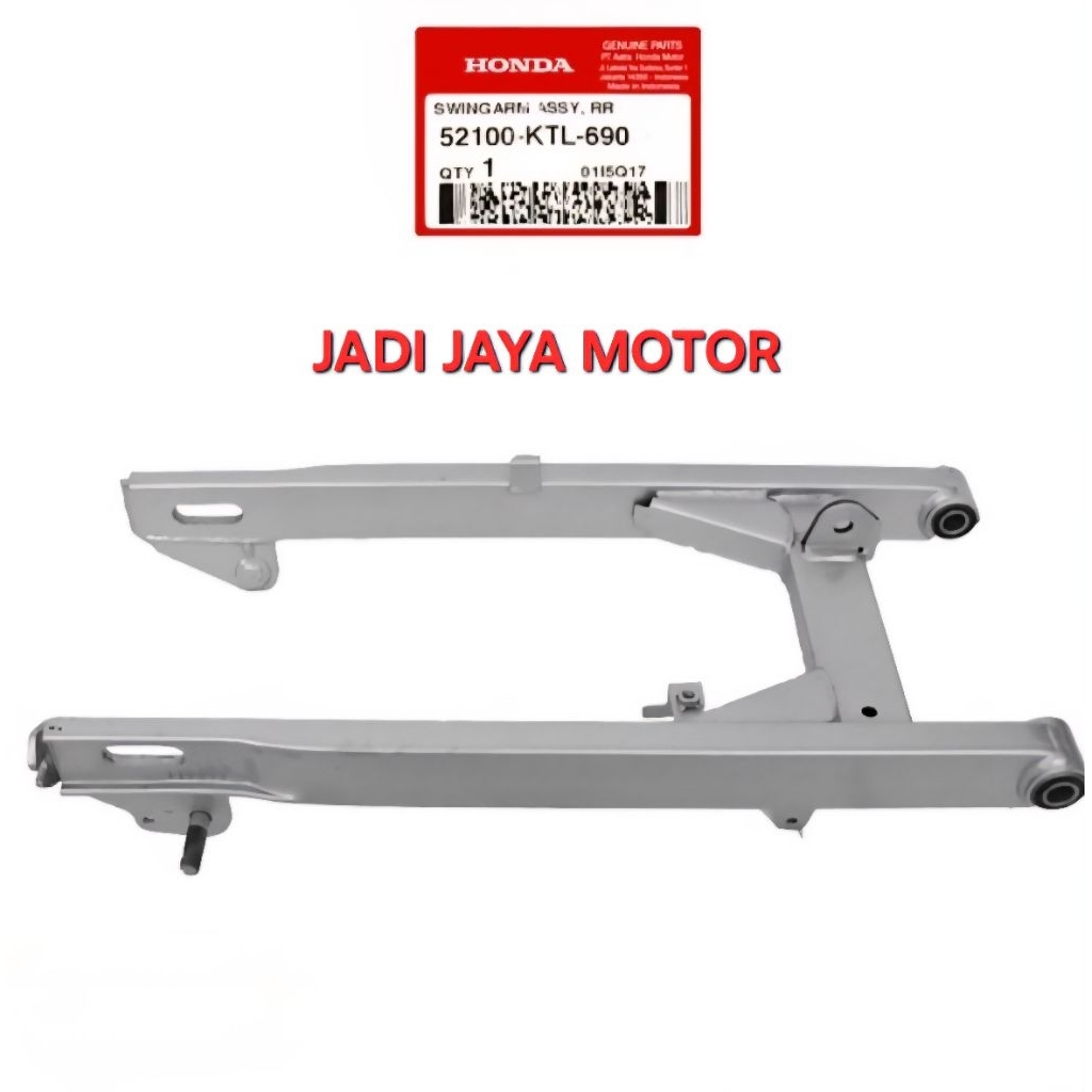 Swing Arm Lengan Ayun Original Asli Honda Supra Fit New  Revo 110 52100 KTL 690