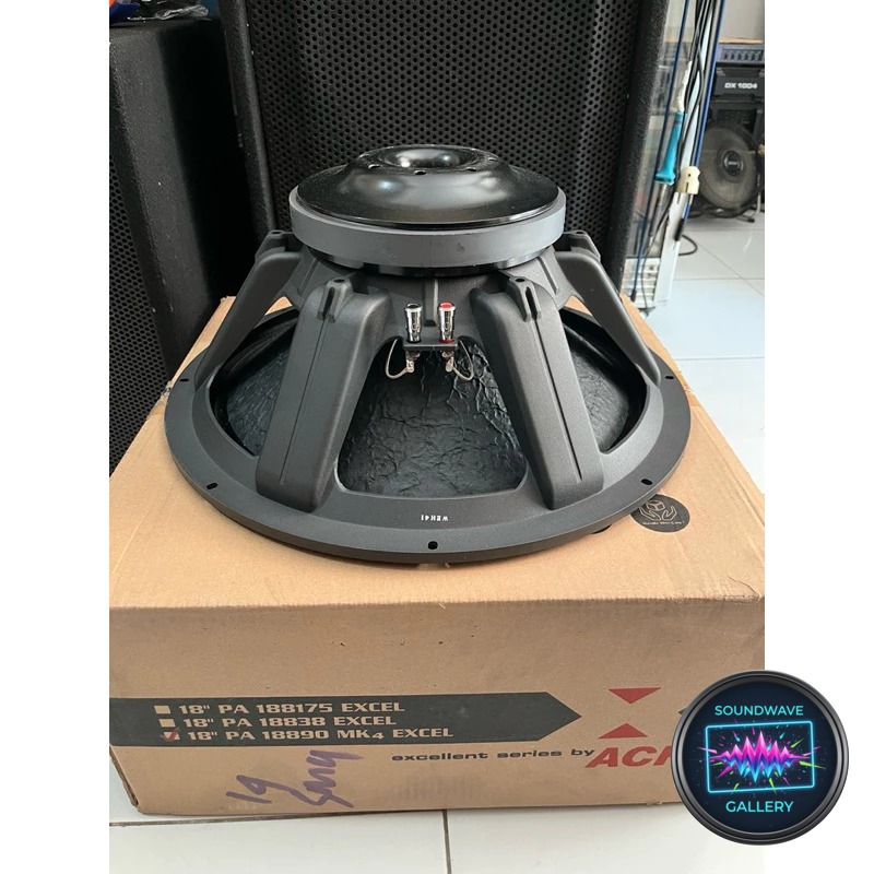 Speaker ACR Excellent PA-18890 MK4 Subwoofer 18 Inch Voice Coil 3.9 Inch 1300 Watt Max Original | AC