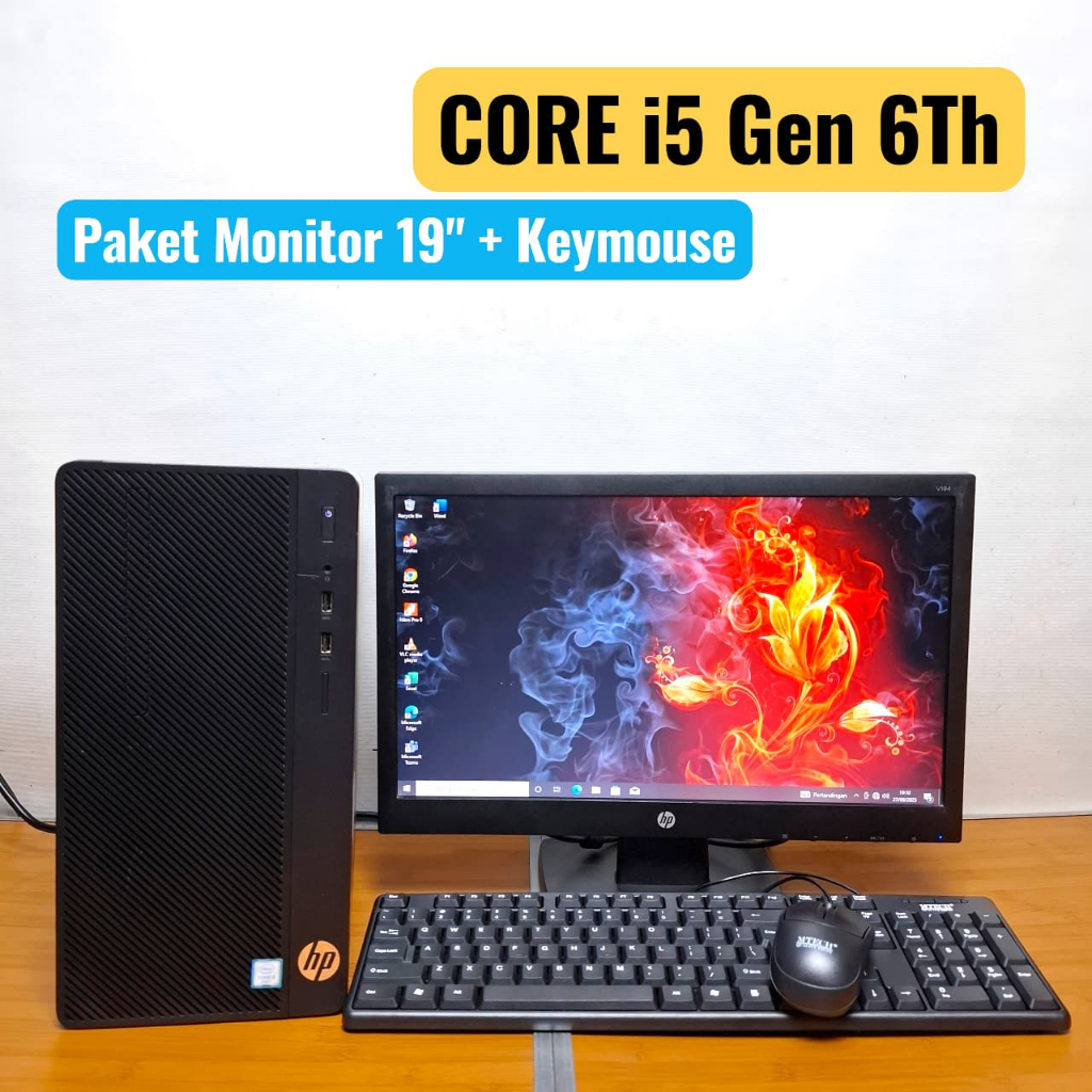 Obral Paket PC CPU Komputer Built Up LCD Monitor Keyboard Mouse Berkualitas  Bergaransi