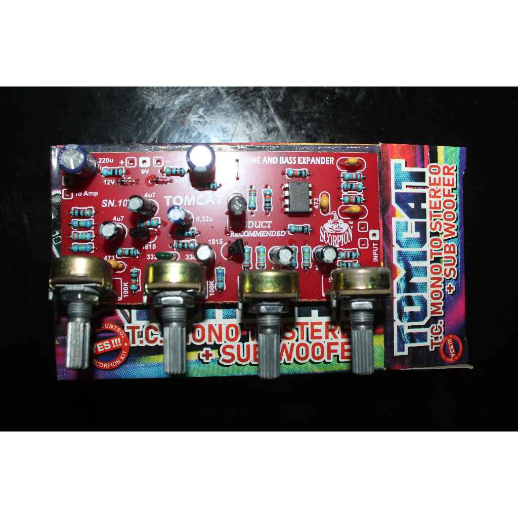 TOMCAT Tone Control Mono to Stereo + Subwoofer SN. 100