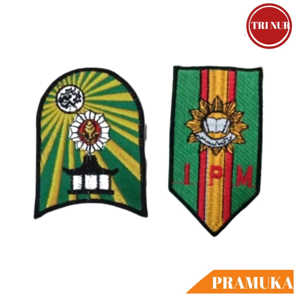 Bed Muhammadiyah & IPM Bordir / Logo Bordir HW Muhammadiyah - IPM / Bed IPM Bordir / Bed HW Muhammad