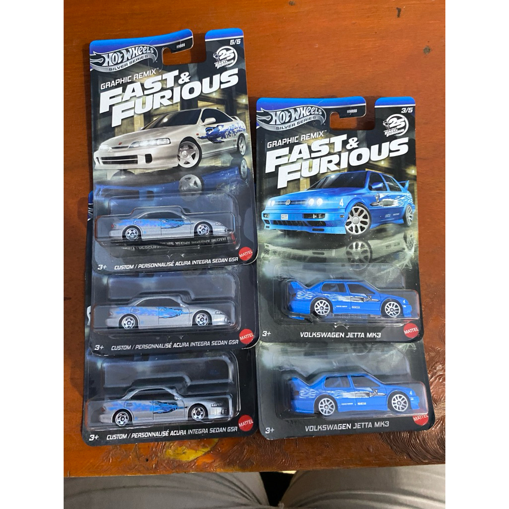 HOTWHEELS Accura integra & VW Jetta MK3