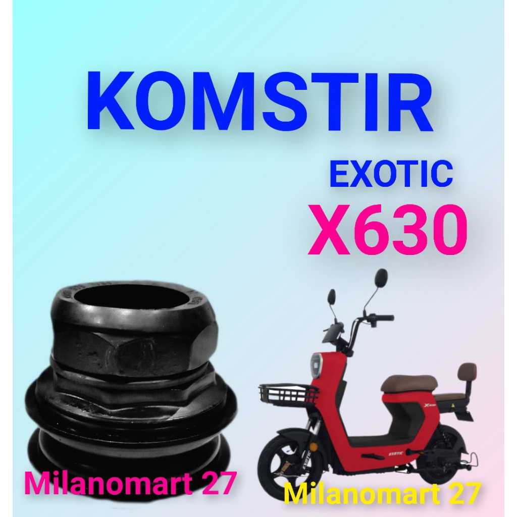 komstir exotic X630 kones headset komfork sepeda listrik exotic x 630