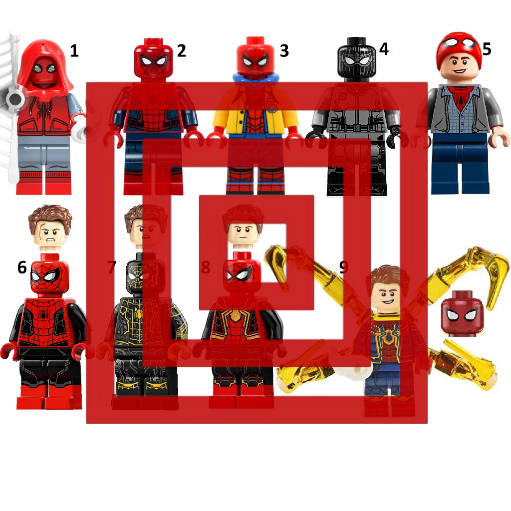 Marvel Spiderman Homecoming Tom Holland Action Figure Mini